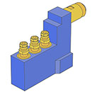 GOODWAY RADIAL DRILLING MILLING HEAD ER16x3 COOLANT THROUGH FOR GOODWAY SW42